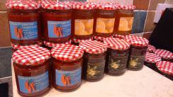 jams and sweet chilli jam